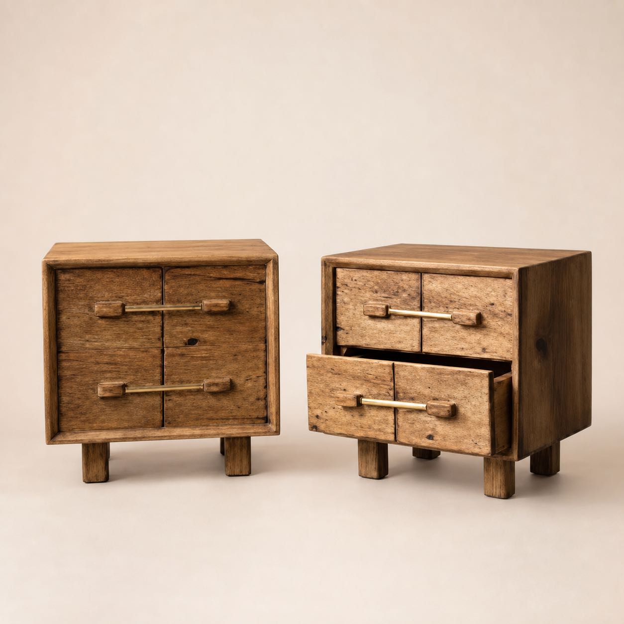 San Miniato Stepped Nightstands — Photoreal concept visual