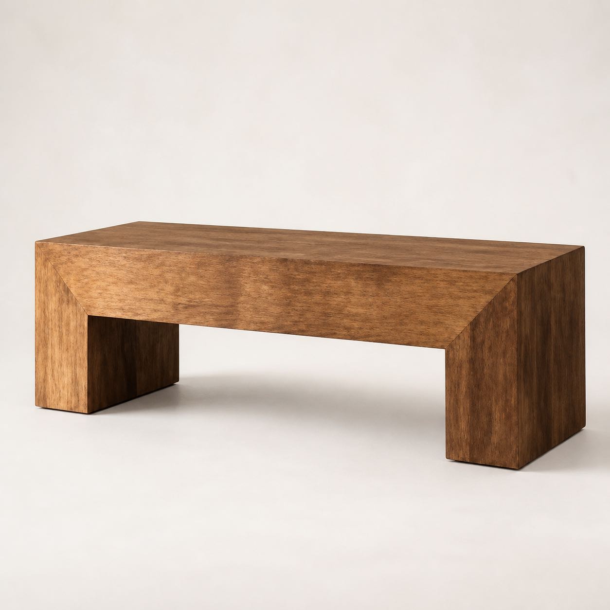 Arno Monolithic Bench Cabinet — Photoreal concept visual