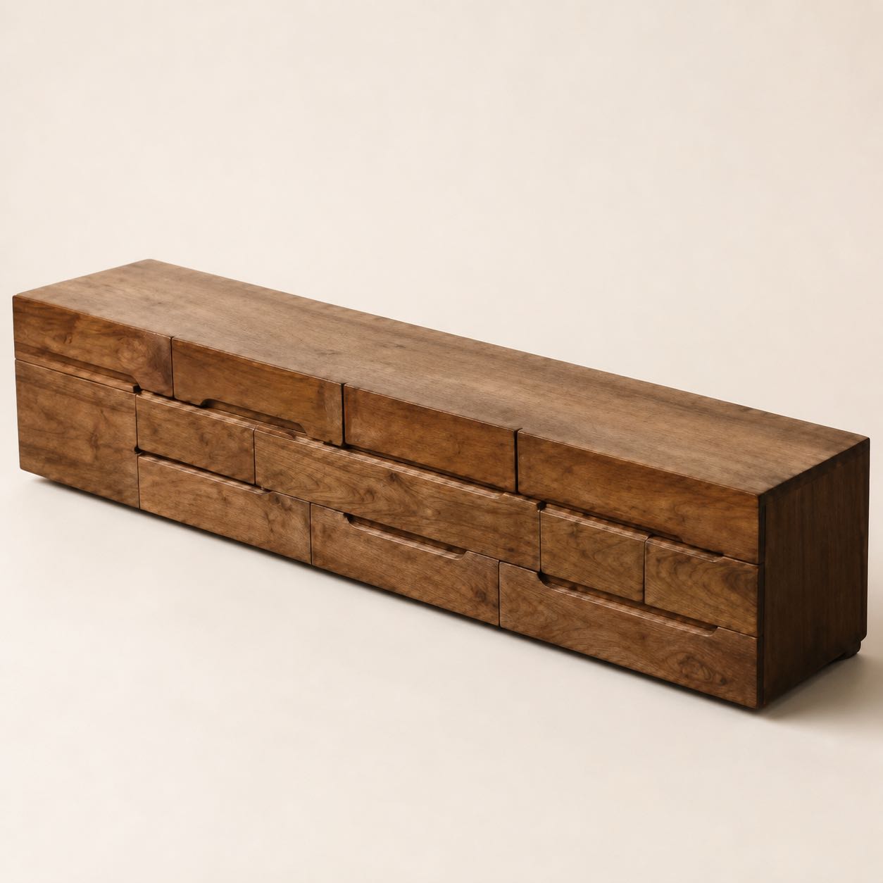 Prato Twelve-drawer Credenza — Photoreal concept visual
