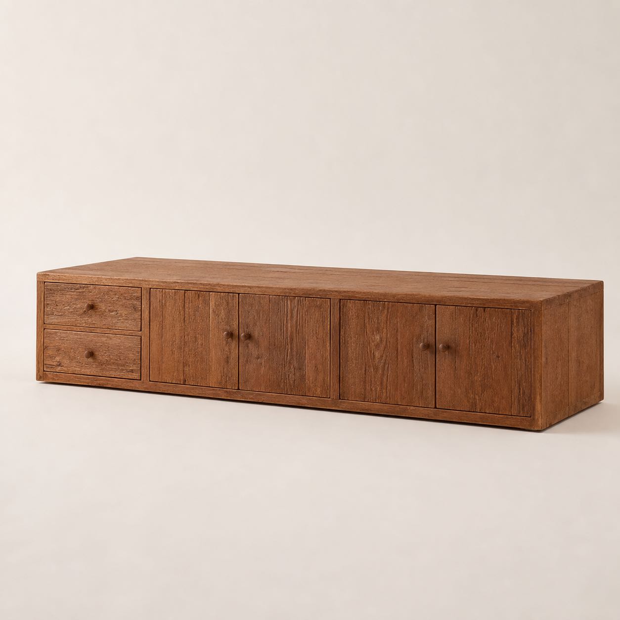 Pienza Four-door Media Console — Photoreal concept visual