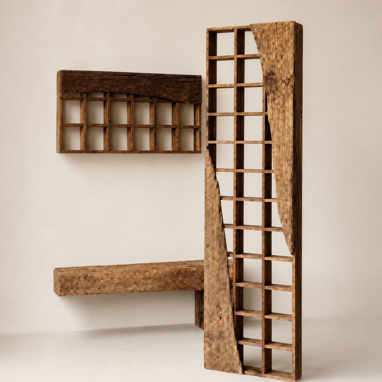 Siena Niche Wall Grid — Photoreal concept visual