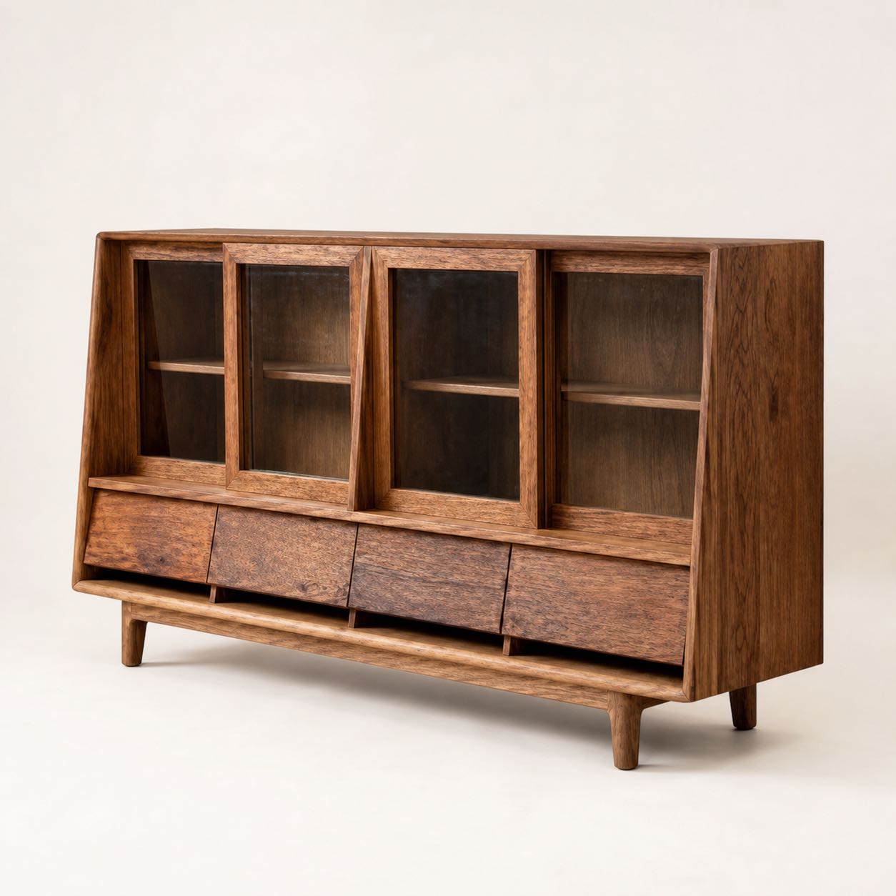 Montecatini Glass Credenza — Photoreal concept visual