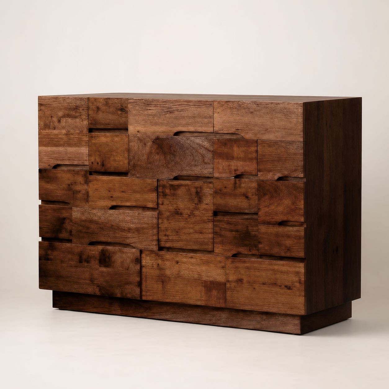 Certaldo Patchwork Chest — Photoreal concept visual