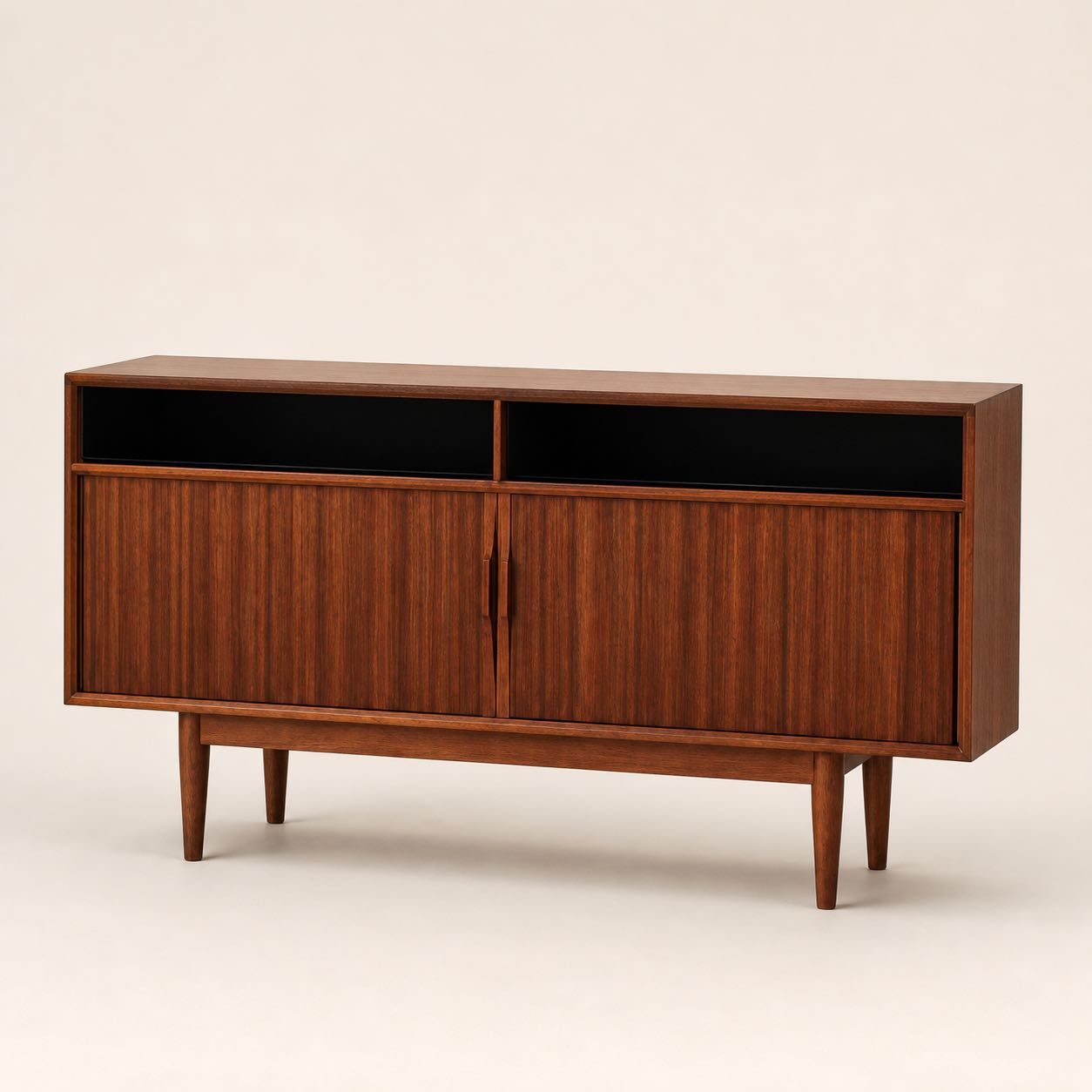 Arno Linear Four-door Cabinet — Photoreal concept visual