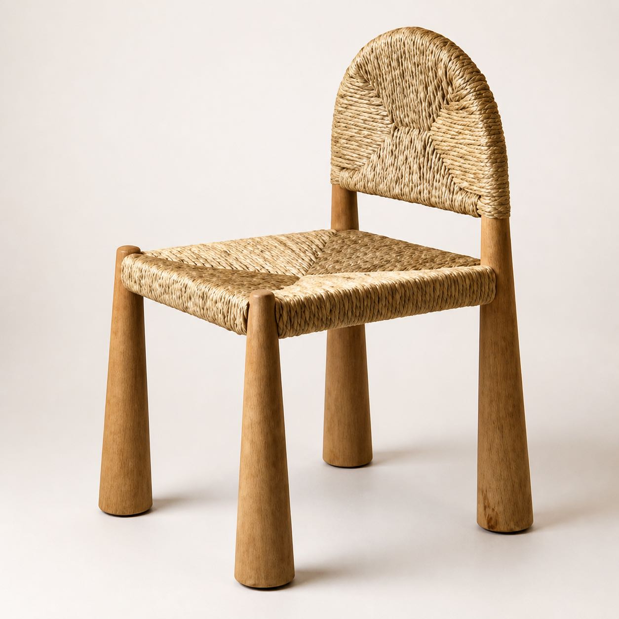 Maremma Arched Rush Chair — Photoreal concept visual
