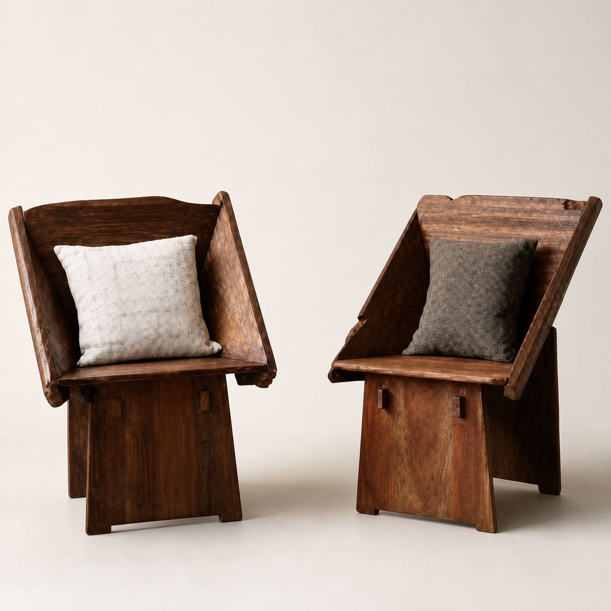 Volterra Stone-seat Lounge Chairs — Photoreal concept visual