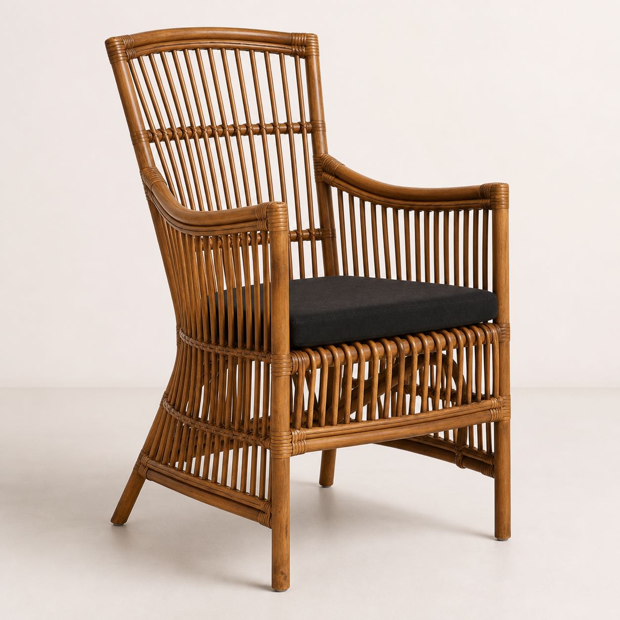 Umbria High-back Cane Chair — Photoreal concept visual