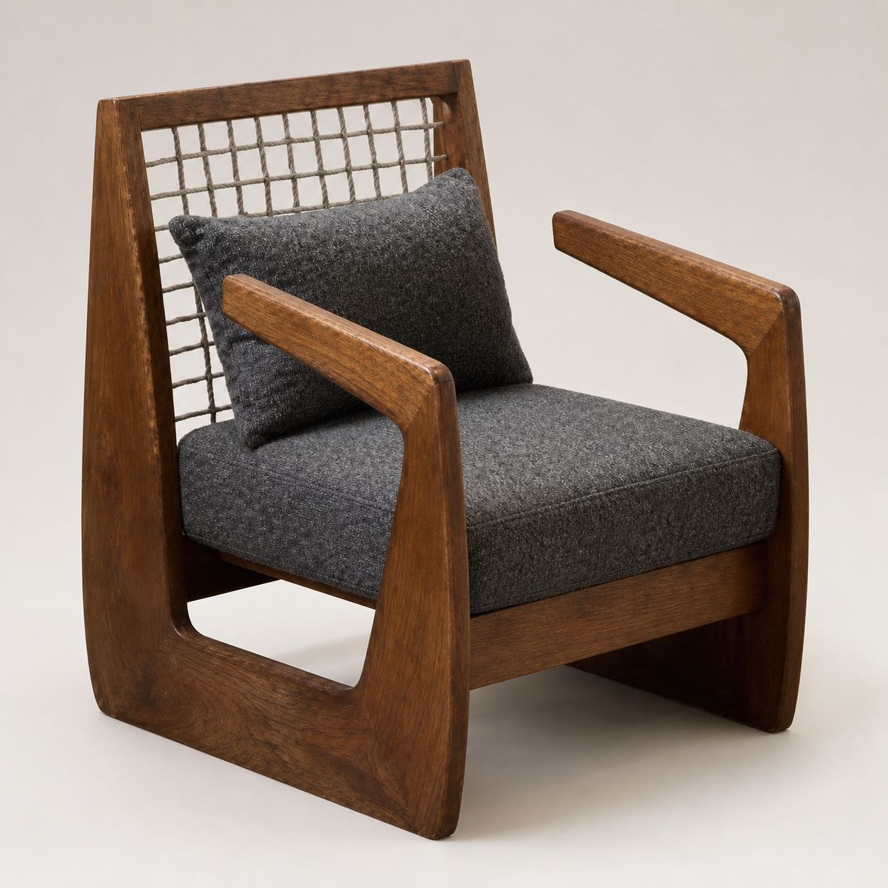 Montalcino Woven Cushion Chair — Photoreal concept visual