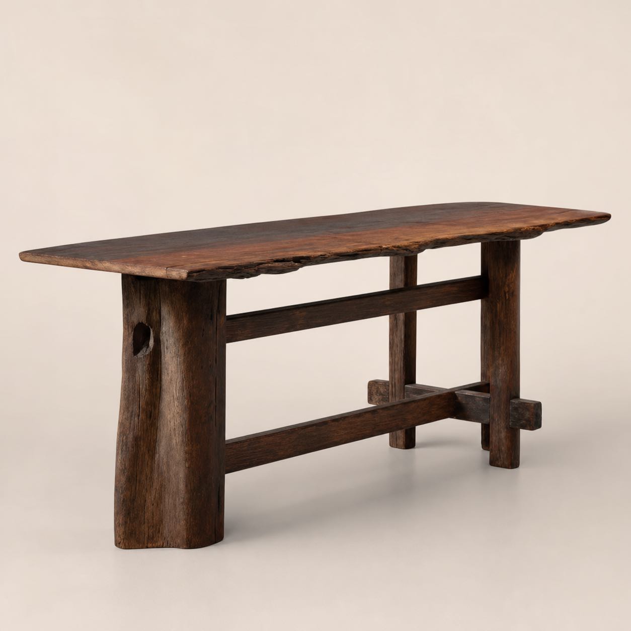 Garfagnana Live-edge Dining Table — Photoreal concept visual