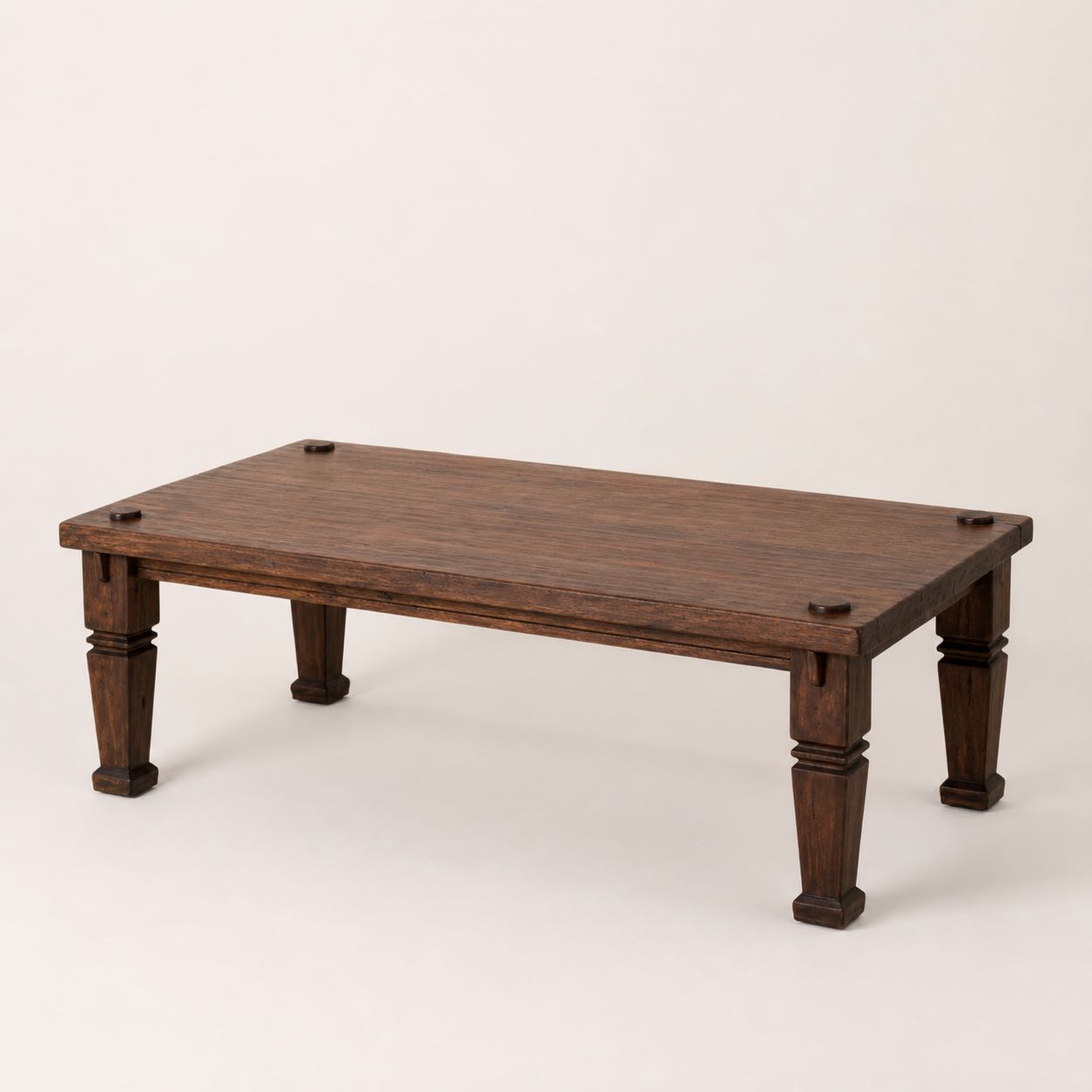 Siena Turned-leg Coffee Table — Photoreal concept visual