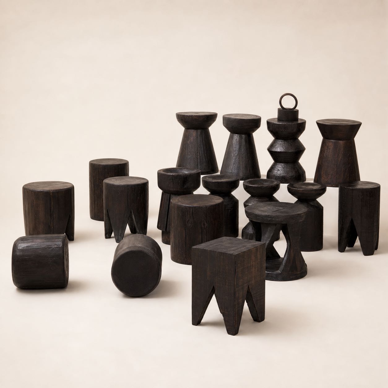 San Quirico Turned Objects — Photoreal concept visual