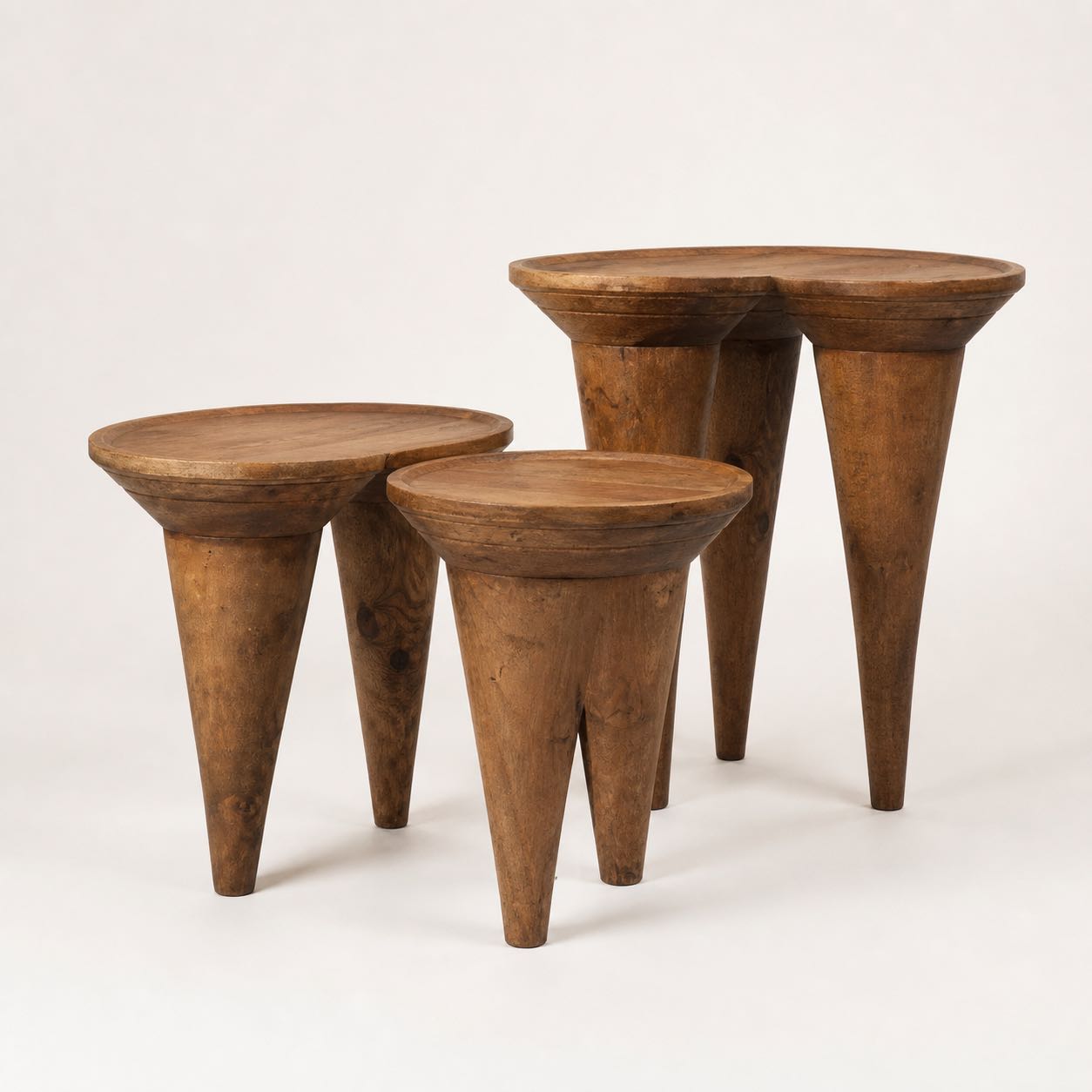 Greve Tapered Stools — Photoreal concept visual